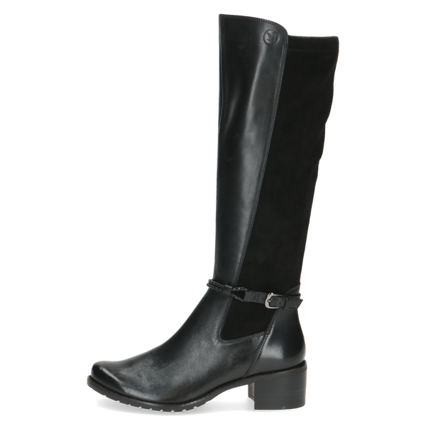 Caprice | 25600 Long Heeled Boot | Black