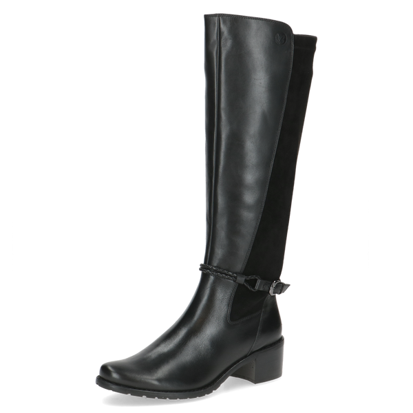 Caprice | 25600 Long Heeled Boot | Black