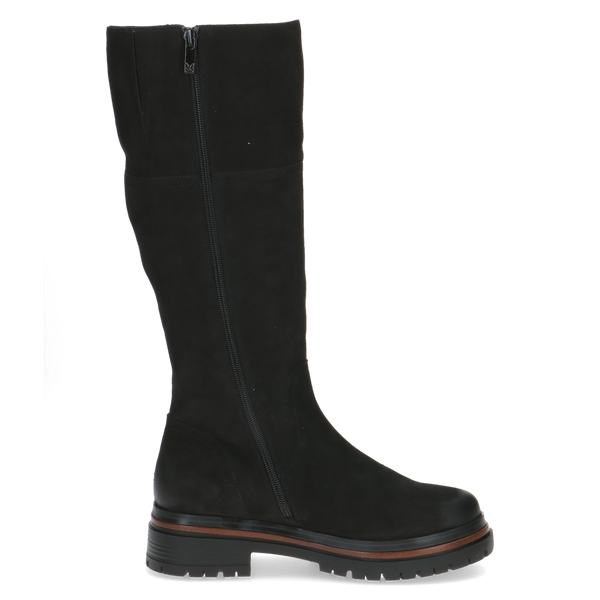 Caprice | 25601 Long Nubuck Boot | Black