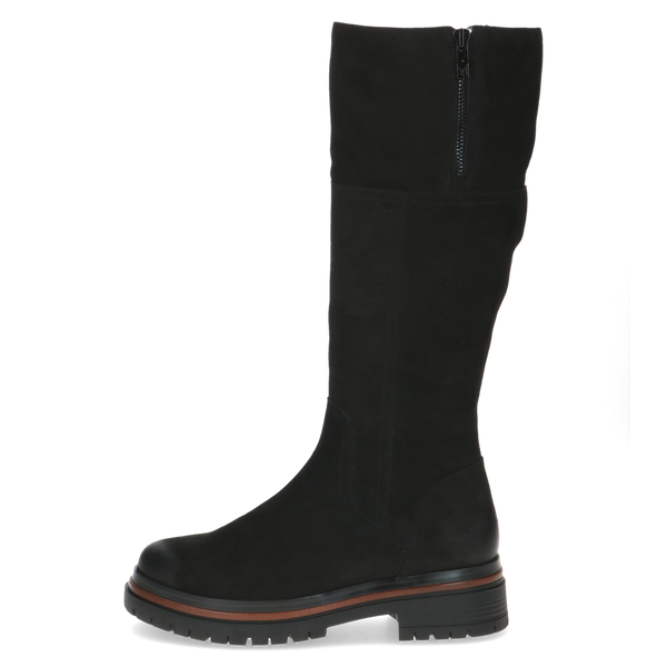 Caprice | 25601 Long Nubuck Boot | Black