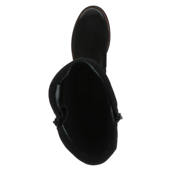Caprice | 25601 Long Nubuck Boot | Black