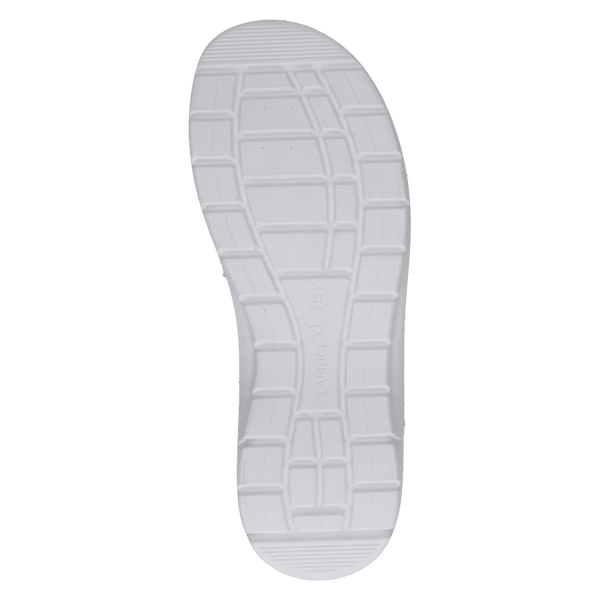 Caprice | Leather Sandal 28716 | White/Silver
