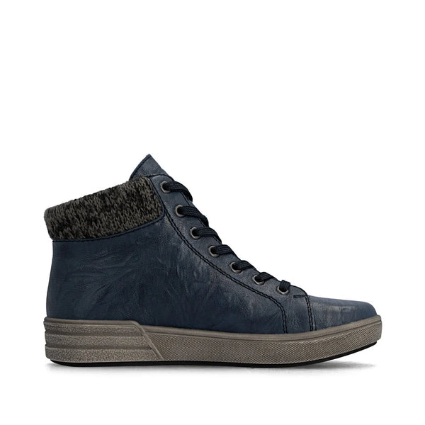 Rieker | Casual Zip Ankle Boot | X0709-14 | Navy