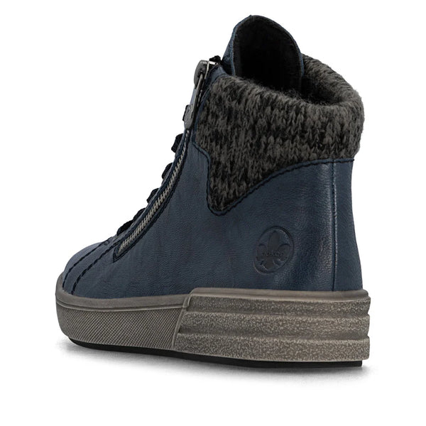 Rieker | Casual Zip Ankle Boot | X0709-14 | Navy