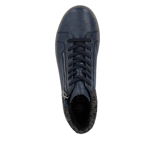 Rieker | Casual Zip Ankle Boot | X0709-14 | Navy