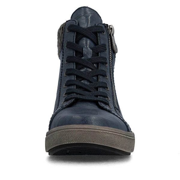 Rieker | Casual Zip Ankle Boot | X0709-14 | Navy
