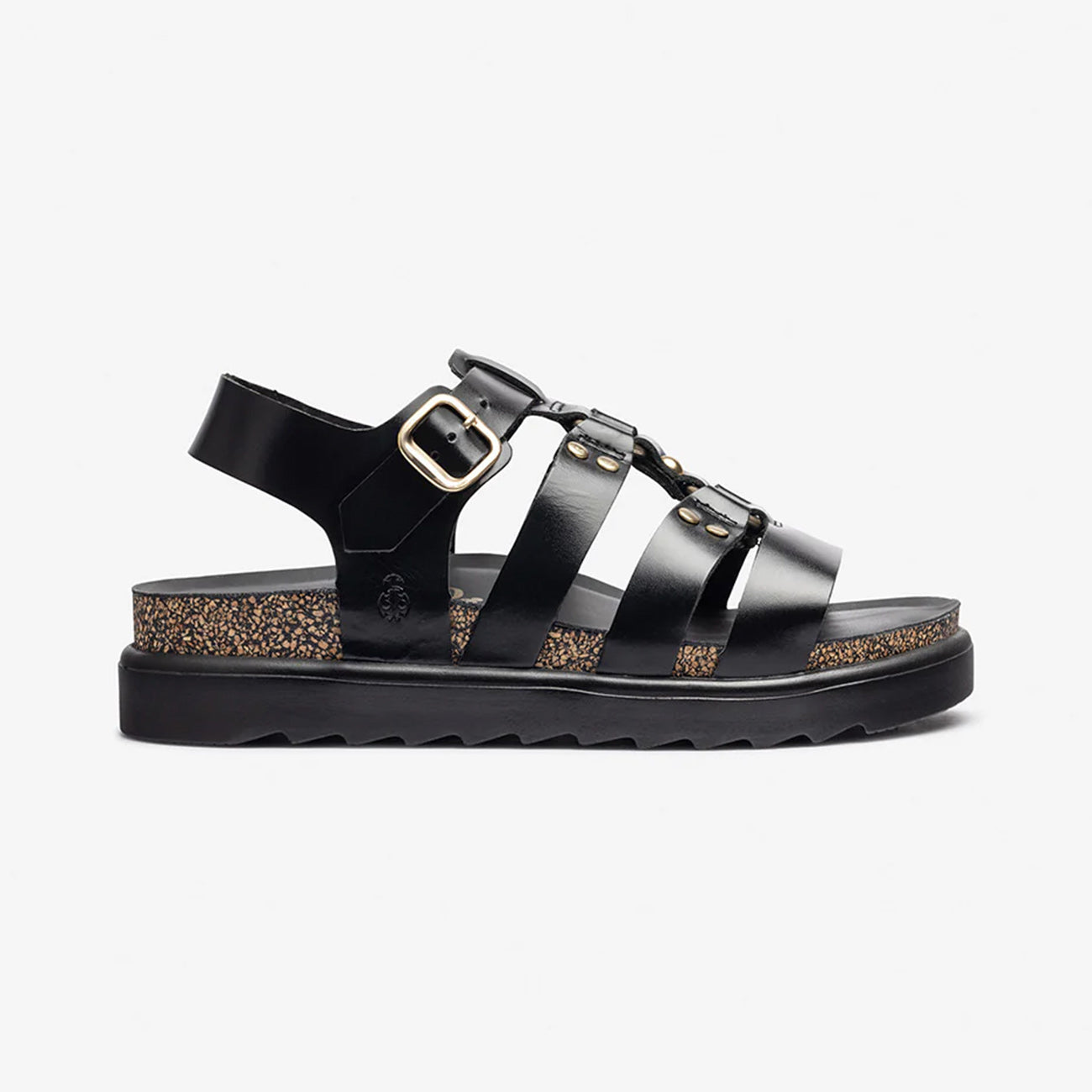 Yokono | Tunez-255 | Chunky Platform Sandal | Black