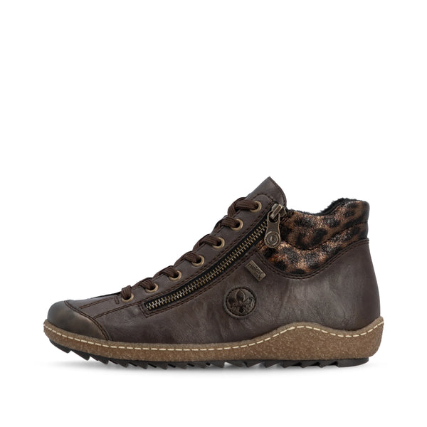 Rieker | Leopard Detail Trainer Boot | L7514-25 | Brown