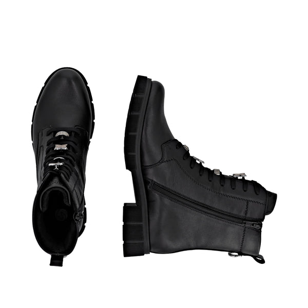 Remonte | Chunky Embellished Detail Ankle Boot | D2S73-00 | Black