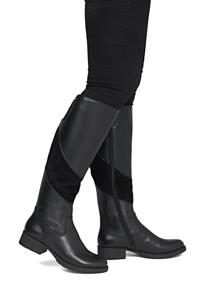 Rieker | Long Leather Boot | Z9566-00 | Black