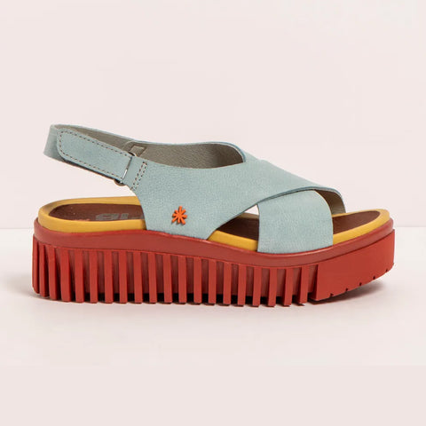 Art | Brighton Sandal 1574 | Hawaii Blue/Brick