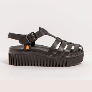 Art | Brighton Closed Toe Sandal 1575 | Black