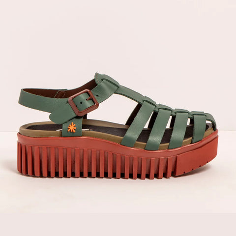 Art | Brighton Closed Toe Sandal 1575 | Foliage