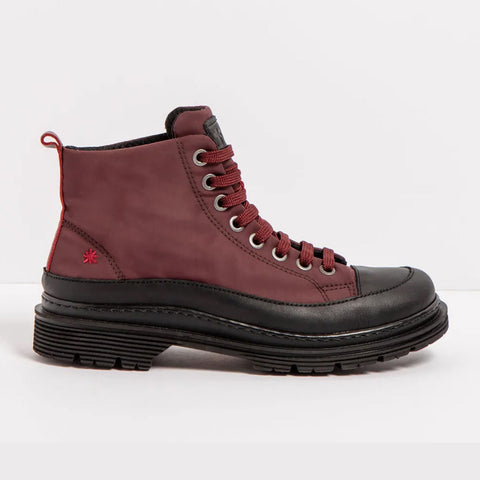 ART | 1895 Birmingham Nylon High Top Trainer | Bordeaux