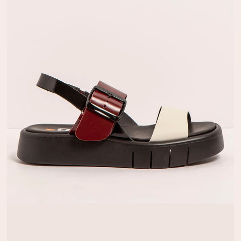Art | Malaga Sandal 1857 | Bordeaux/Cream
