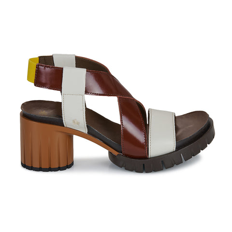 Art | Malibu Heeled Sandal 1921 | Bordeaux/Cream