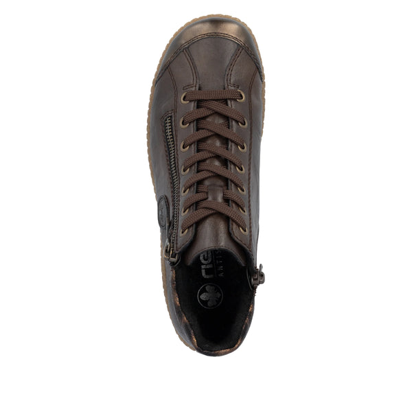 Rieker | Leopard Detail Trainer Boot | L7514-25 | Brown