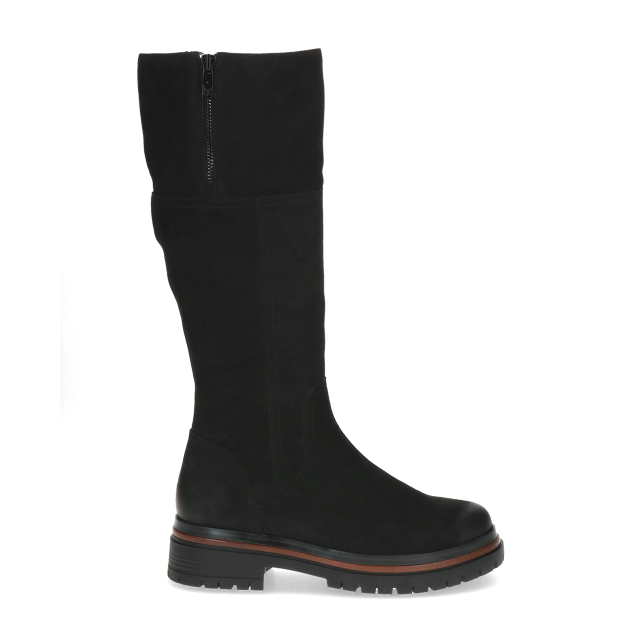 Caprice | 25601 Long Nubuck Boot | Black