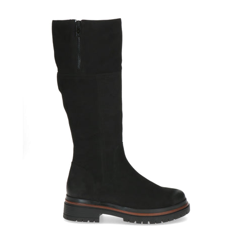 Caprice | 25601 Long Nubuck Boot | Black