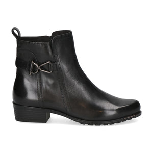 Caprice | 25403 Smart Leather Ankle Boot | Black