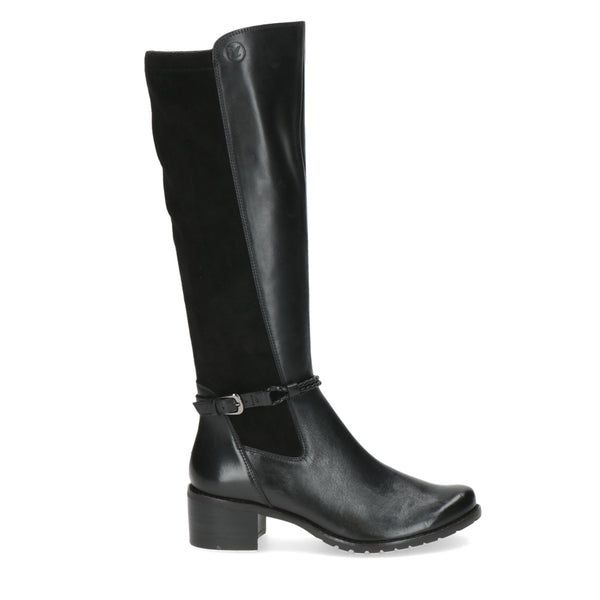 Caprice | 25600 Long Heeled Boot | Black