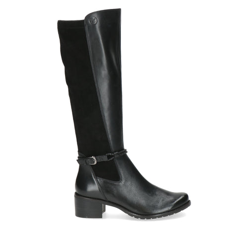 Caprice | 25600 Long Heeled Boot | Black