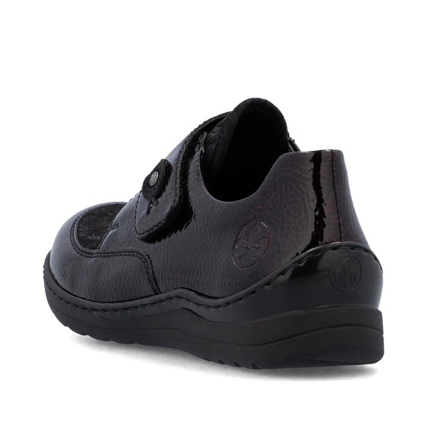 Rieker | 48951-35 Velcro Closure Shoes | Bordeaux