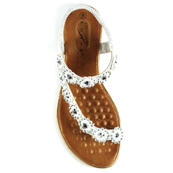 Lunar | Charlotte II Sandal | Silver