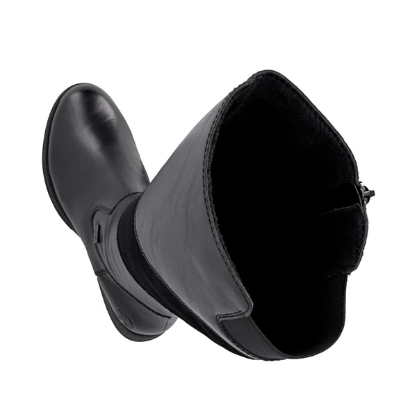 Rieker | Long Leather Boot | Z9566-00 | Black