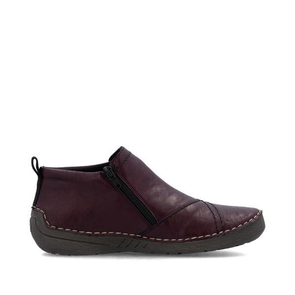 Rieker | Low Ankle Boot | 52584-30 | Dark Red