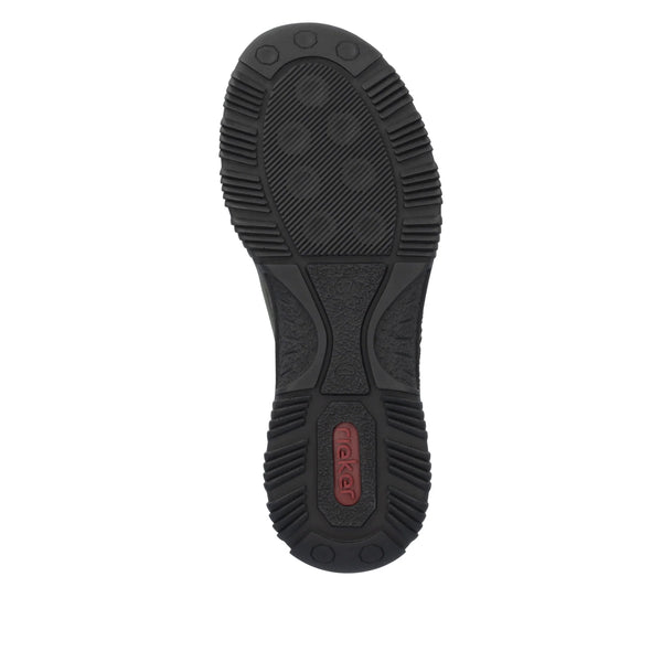 Rieker | N3271-54 Elasticated Toggle Shoe | Dark Green