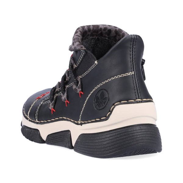 Rieker | 45983-00 Casual Ankle Boot | Black Multi