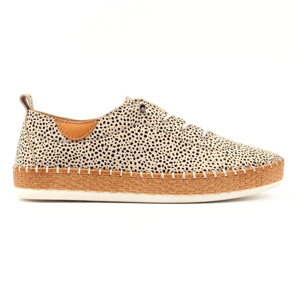 Lunar | Evette Animal Spot Plimsol