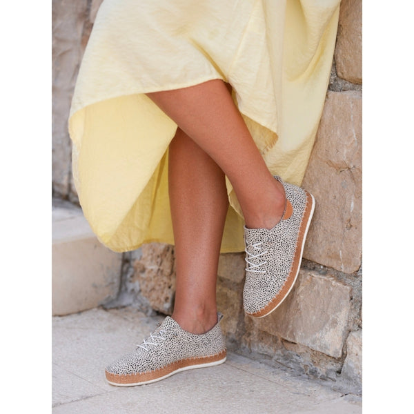 Lunar | Evette Animal Spot Plimsol