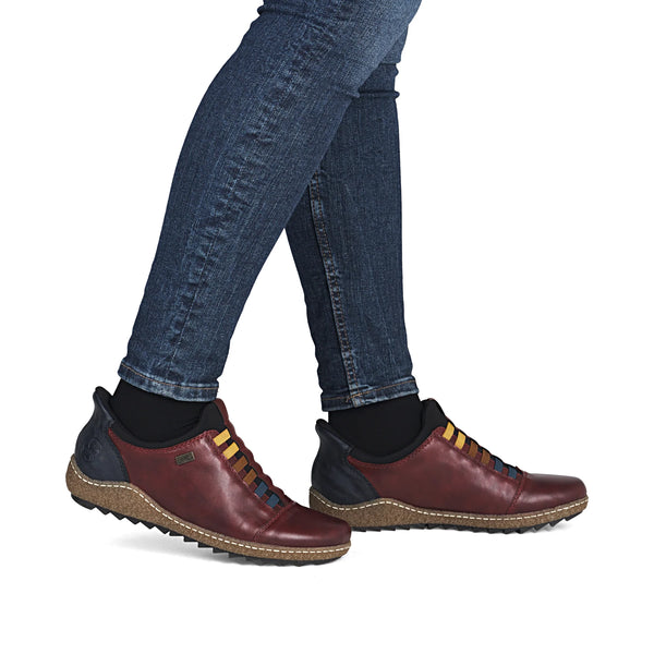 Rieker | L7562-35 Ready2GO Slip On Shoe | Dark Red