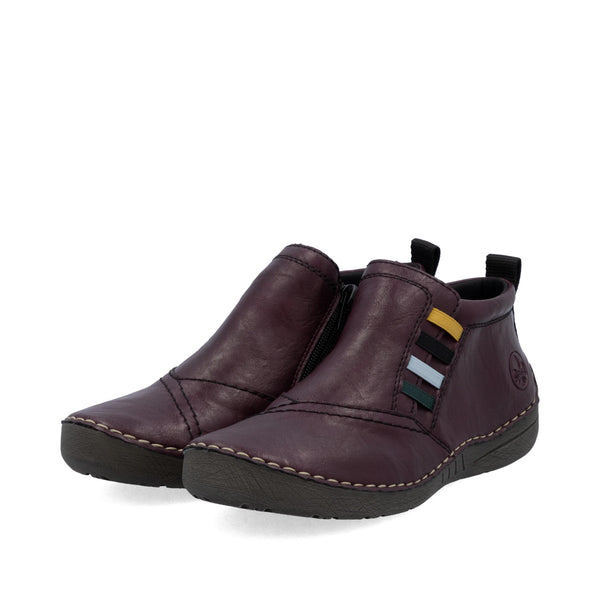 Rieker | Low Ankle Boot | 52584-30 | Dark Red