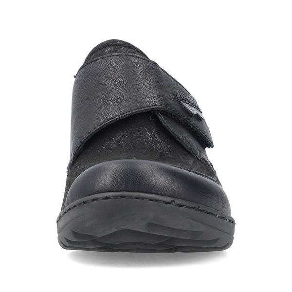 Rieker | Velcro Fastening Comfort Shoe | 48954-00 | Black