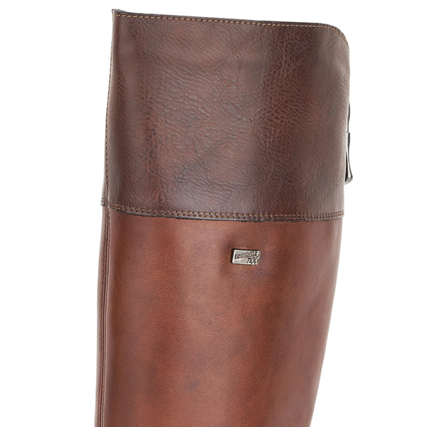 Remonte | Leather Long Boot | R6581-22 | Chestnut Brown