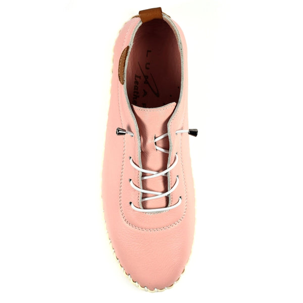 Lunar | Flamborough Leather Shoe | Pale Pink