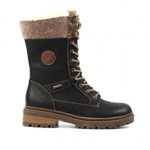 Lunar | Cambridge Ice Grip Waterproof Boot | Black