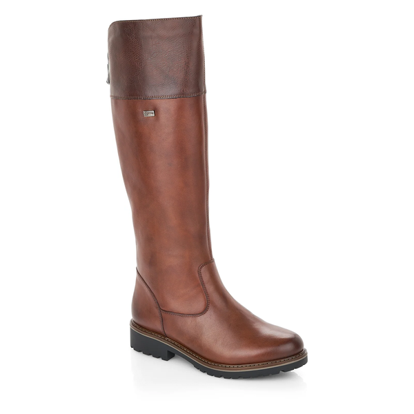 Remonte | Leather Long Boot | R6581-22 | Chestnut Brown