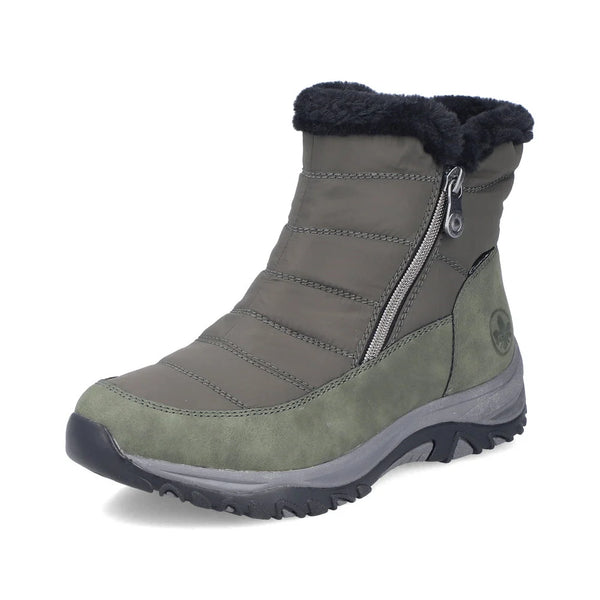 Rieker | Warm Water Resistant Ankle Boot | M9670-54 | Forest Green
