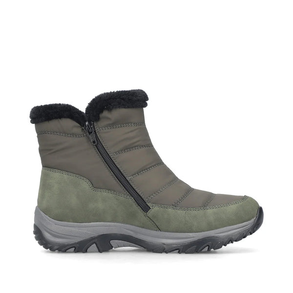 Rieker | Warm Water Resistant Ankle Boot | M9670-54 | Forest Green