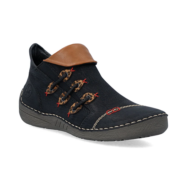 Rieker | Short Casual Ankle Boot | 72581-00 | Black