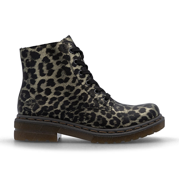 Rieker | 78240-90 Leopard Chunky Ankle Boot