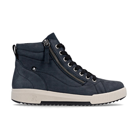 Rieker Sport | W0164-14 Leather Casual Ankle Boot | Dark Blue