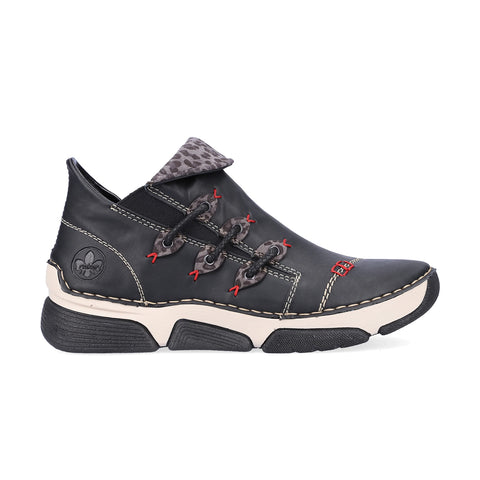 Rieker | 45983-00 Casual Ankle Boot | Black Multi