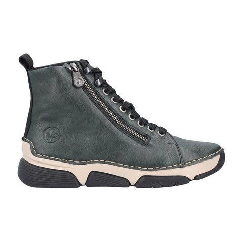 Rieker | 45920-54 Casual Lace Up Boot | Green