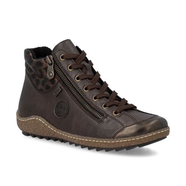 Rieker | Leopard Detail Trainer Boot | L7514-25 | Brown
