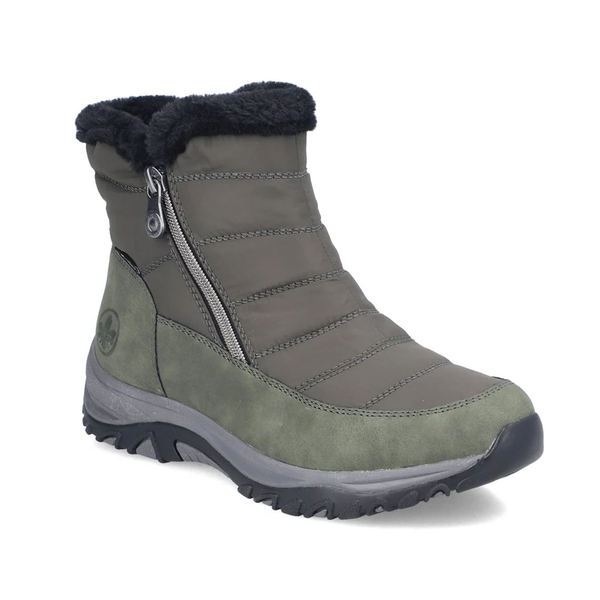 Rieker | Warm Water Resistant Ankle Boot | M9670-54 | Forest Green